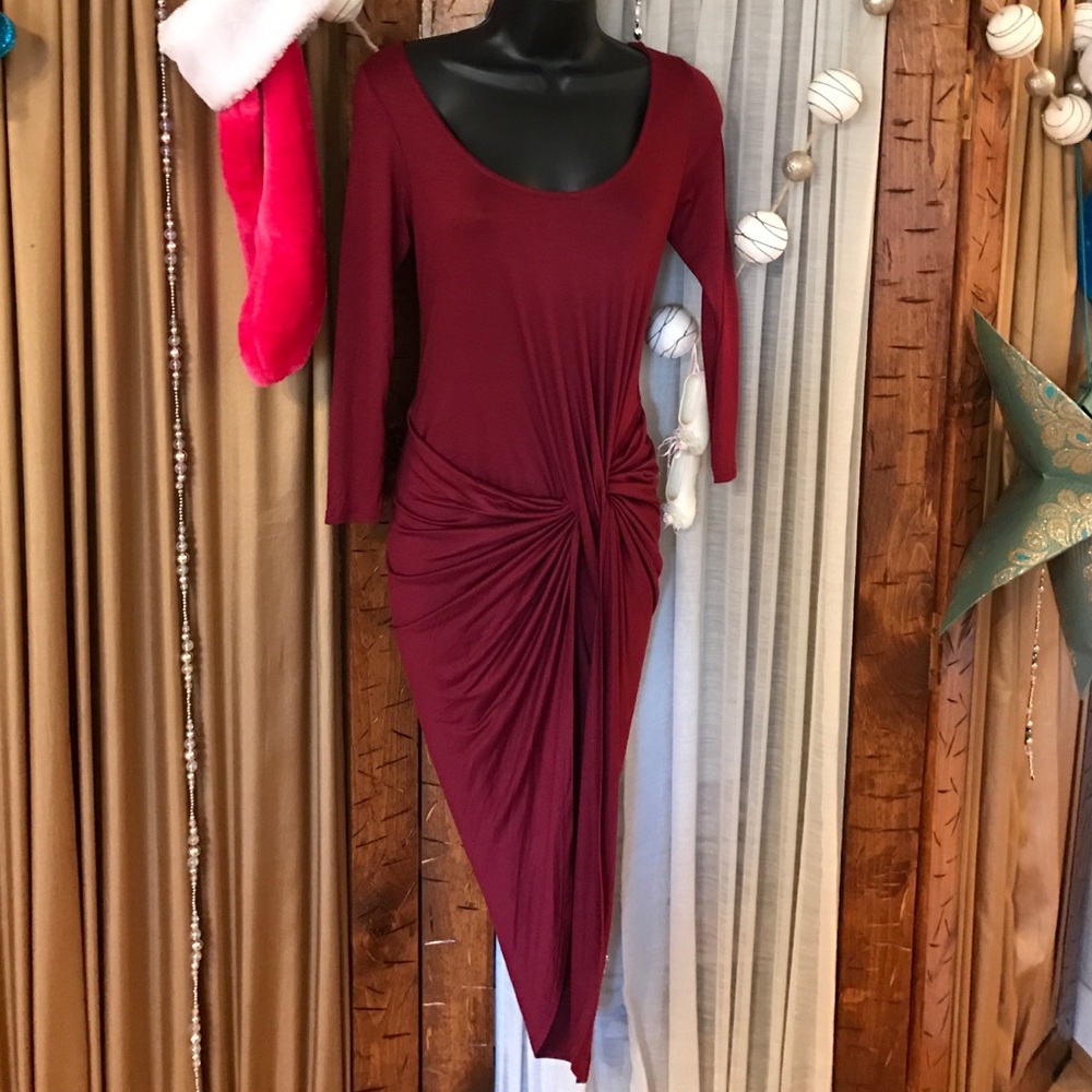 Vanity asymmetrical bodycon dress BNWT.