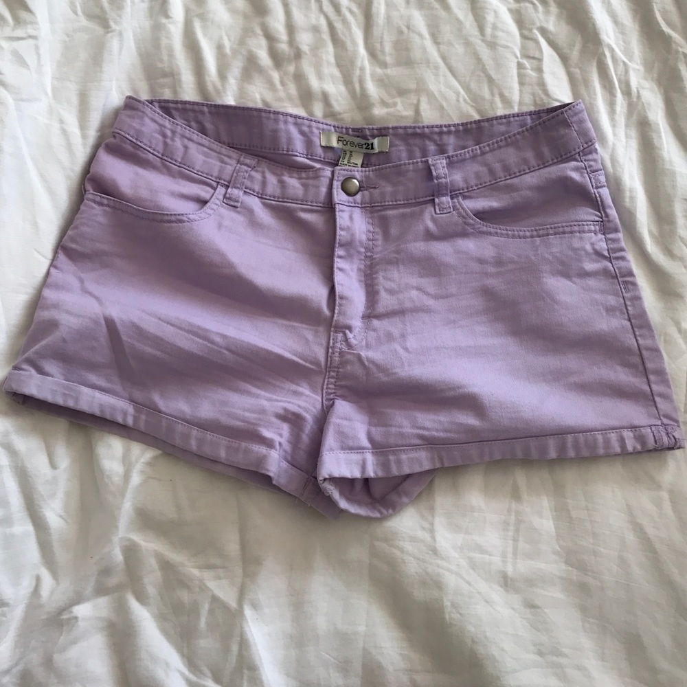 Forever 21 | Purple Jean Shorts