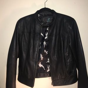 Real leather jacket
