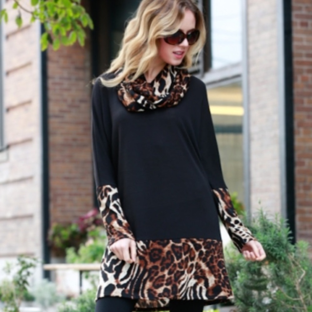 Animal Print Tunic