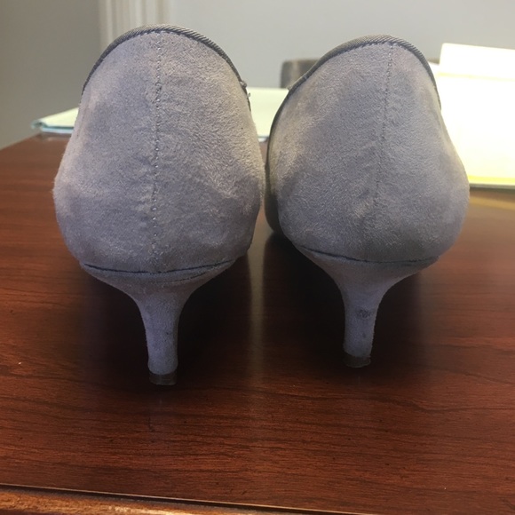 Tope colored suede shoes - Picture 3 of 4