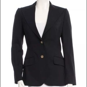 Dolce & Gabbana Wool Peaked Lapel Blazer
