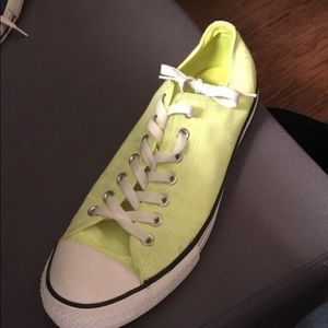 neon low top converse