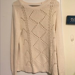 Cable sweater