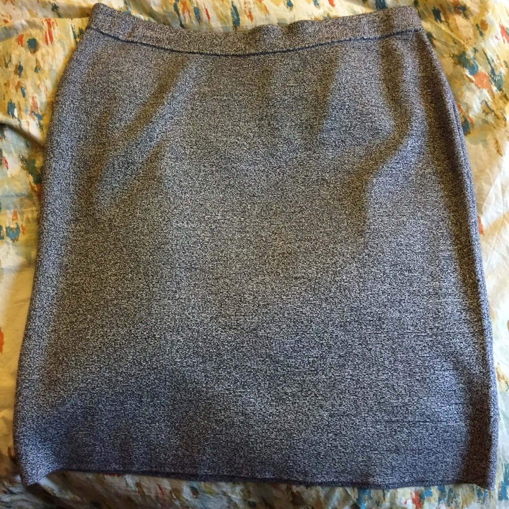 Heather grey pencil skirt