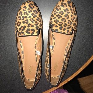 Leopard Print Loafers