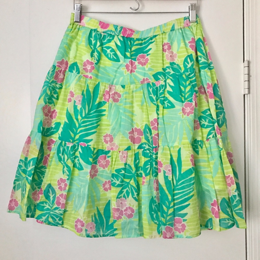 EUC Lilly Pulitzer Tiered A-Line Skirt, size M