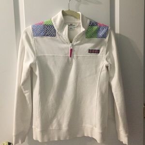 Women's XXS white Vineyard Vines Shepshirt