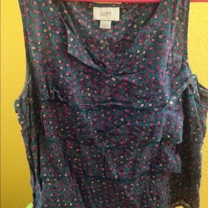 Ruffled Tank top from Loft