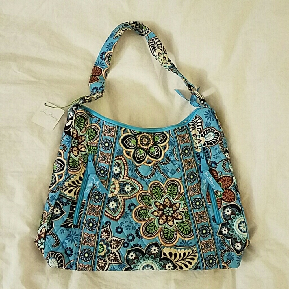 NWT Vera Bradley Lisa B Bali Blue Bag ??