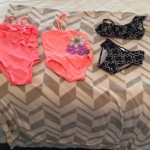 3 Lil Girls Bathing suits from Old Navy