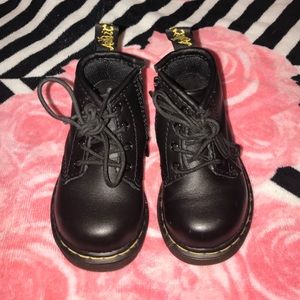 Black Toddler Doc Martens💀🤘🏻