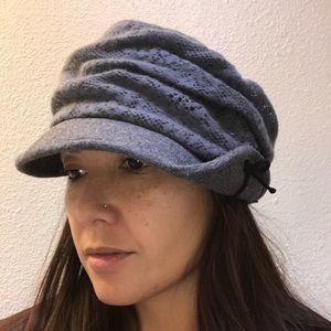 Cute slouchy grey hat