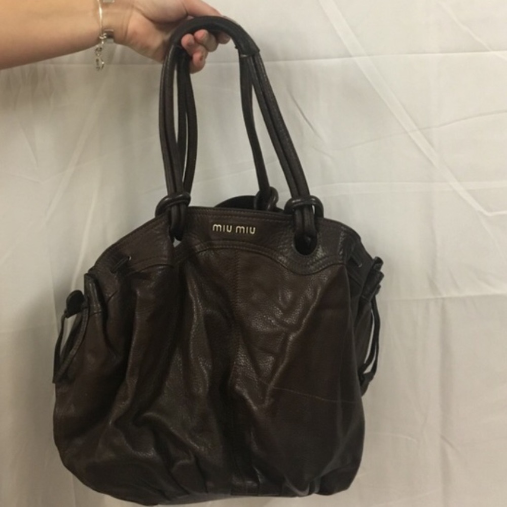 Miu Miu Brown Leather Bag