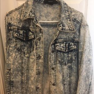 Forever 21 S acid wash denim jacket