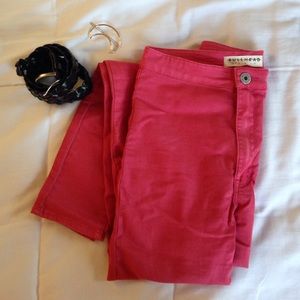 Uber High Rise Red Skinniest