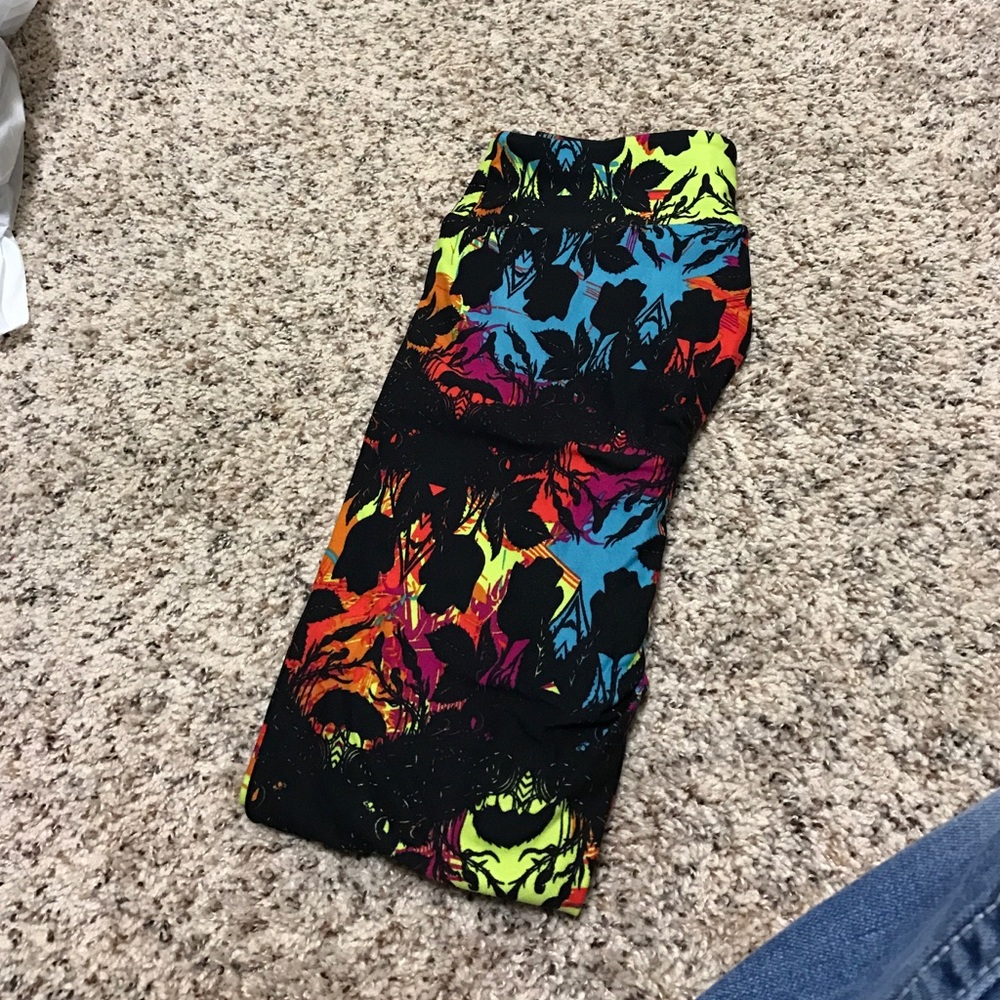 Colorful Lularoe OS leggings