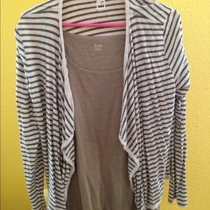Tank/cardigan combo