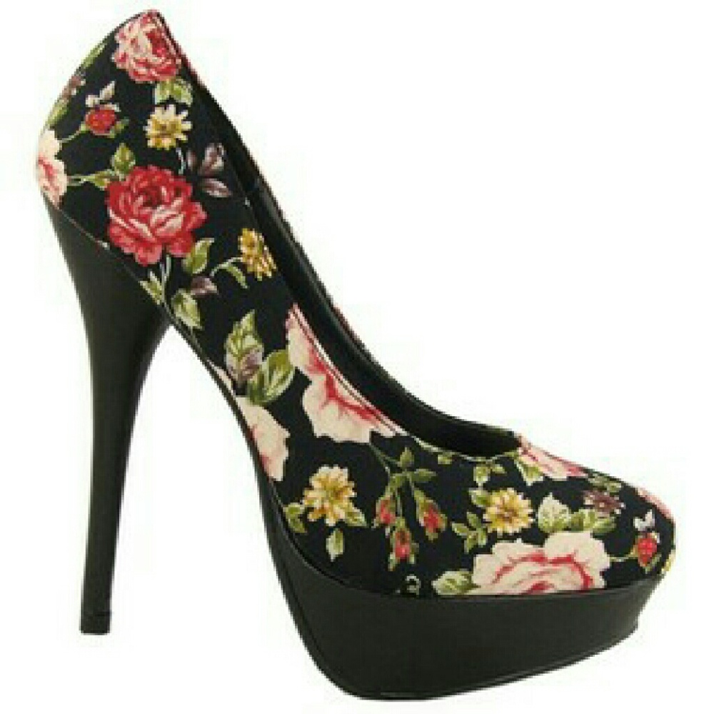 Floral Print Stiletto