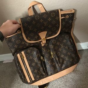 LV backpack.
