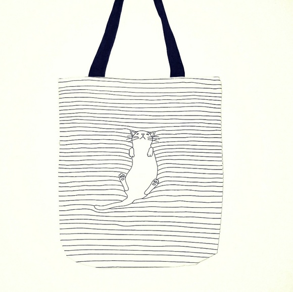 cat print tote - Picture 2 of 2
