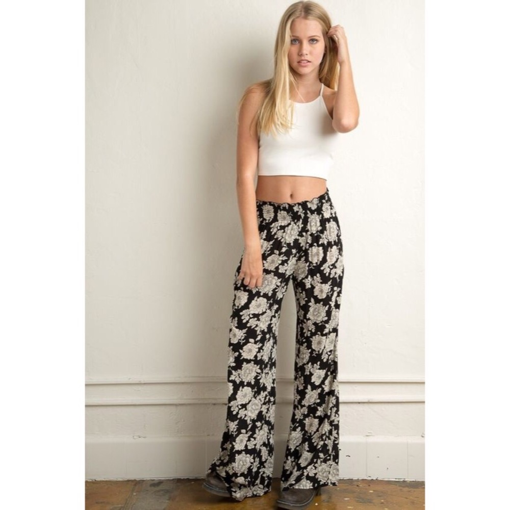 Brandy Melville floral Alexis pants