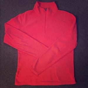 Women's North Face fleece quarter zip pullover