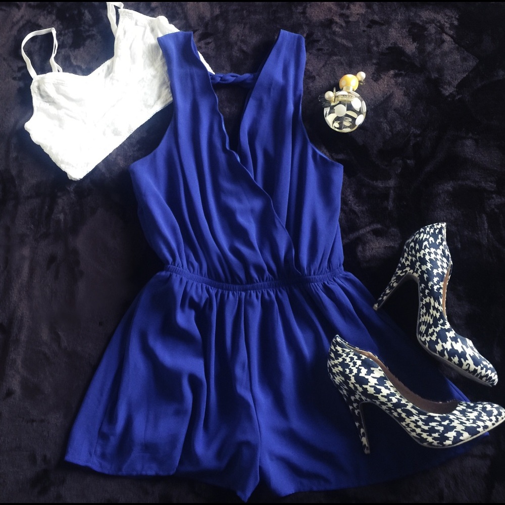 Royal Blue Romper