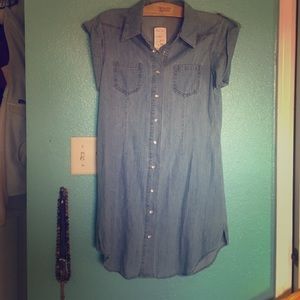Jean Dress, Button Front Forever 21, NWT