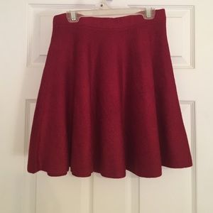 Red Skater skirt