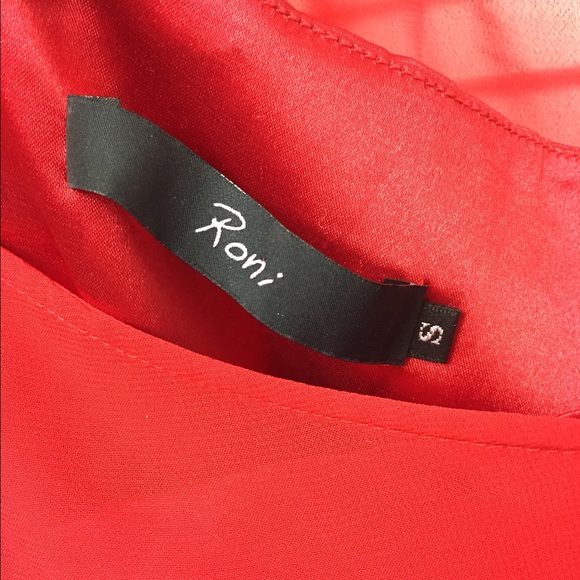 Roni | Dresses | Beautiful Red Roni Dress | Poshmark