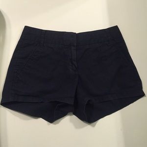Women's 00 Navy J. Crew Chino shorts