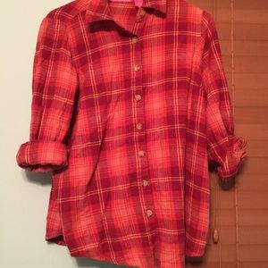 Plaid button up shirt