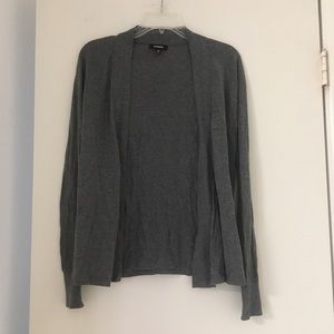 Express || Gray open cardigan