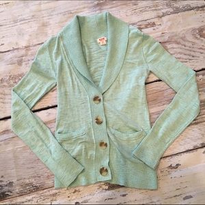 Mossimo SP Button Down Mint Cardigan