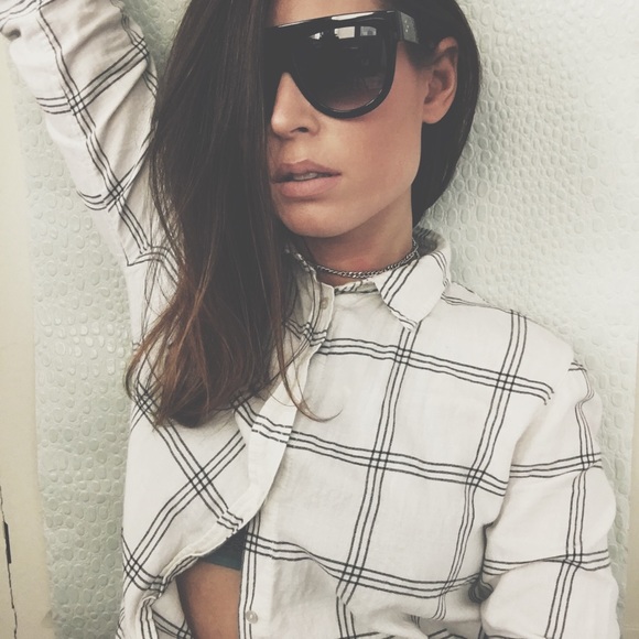 Beth Black & Leopard Flat Top Sunnies Sunglasses - Picture 5 of 6