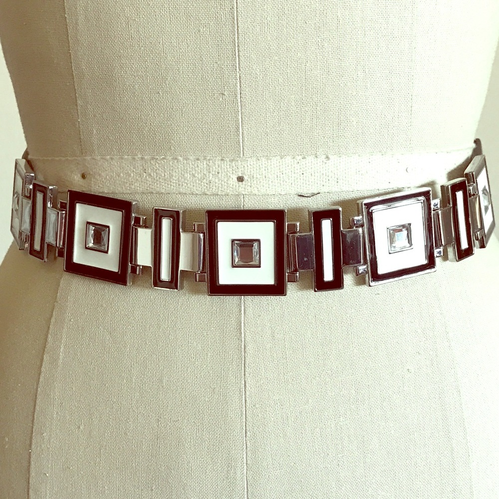 Black House White Market Jeweled Belt