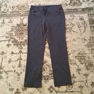Dark grey stretch pants