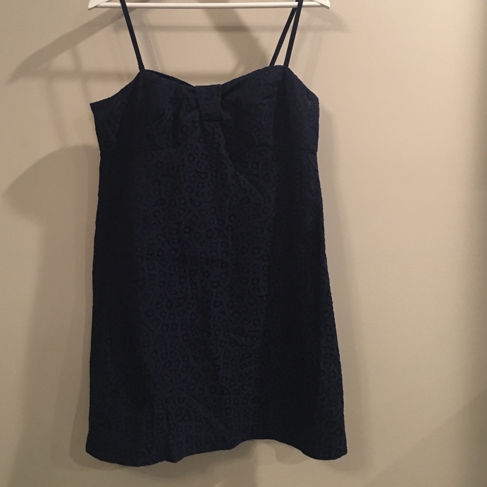 Lace Lilly Pulitzer Dress with Anchor Appliqué