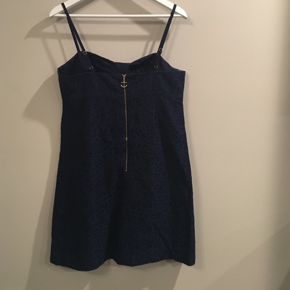 Lace Lilly Pulitzer Dress with Anchor Appliqué - Picture 2 of 3