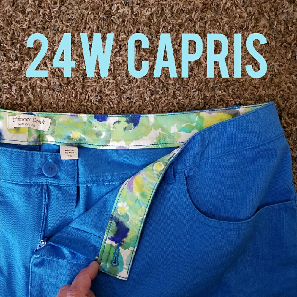 24W coldwater creek capris