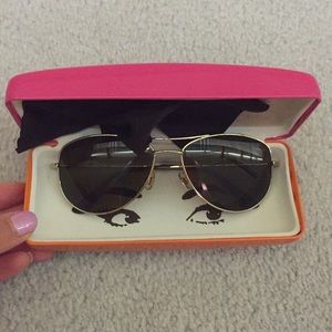 Polarized Kate Spade Sunglasses Gold/Tortoise