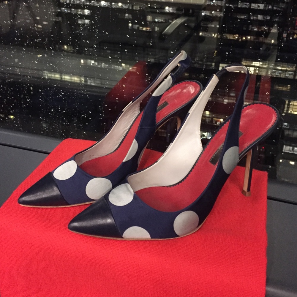 Carolina Herrera Slingback Heels