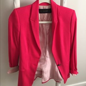 Pink Zara Blazer in size xs