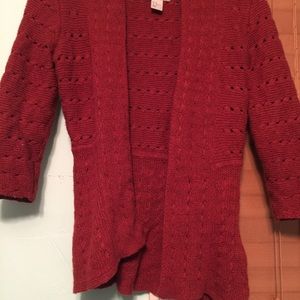 H&M sweater. Red