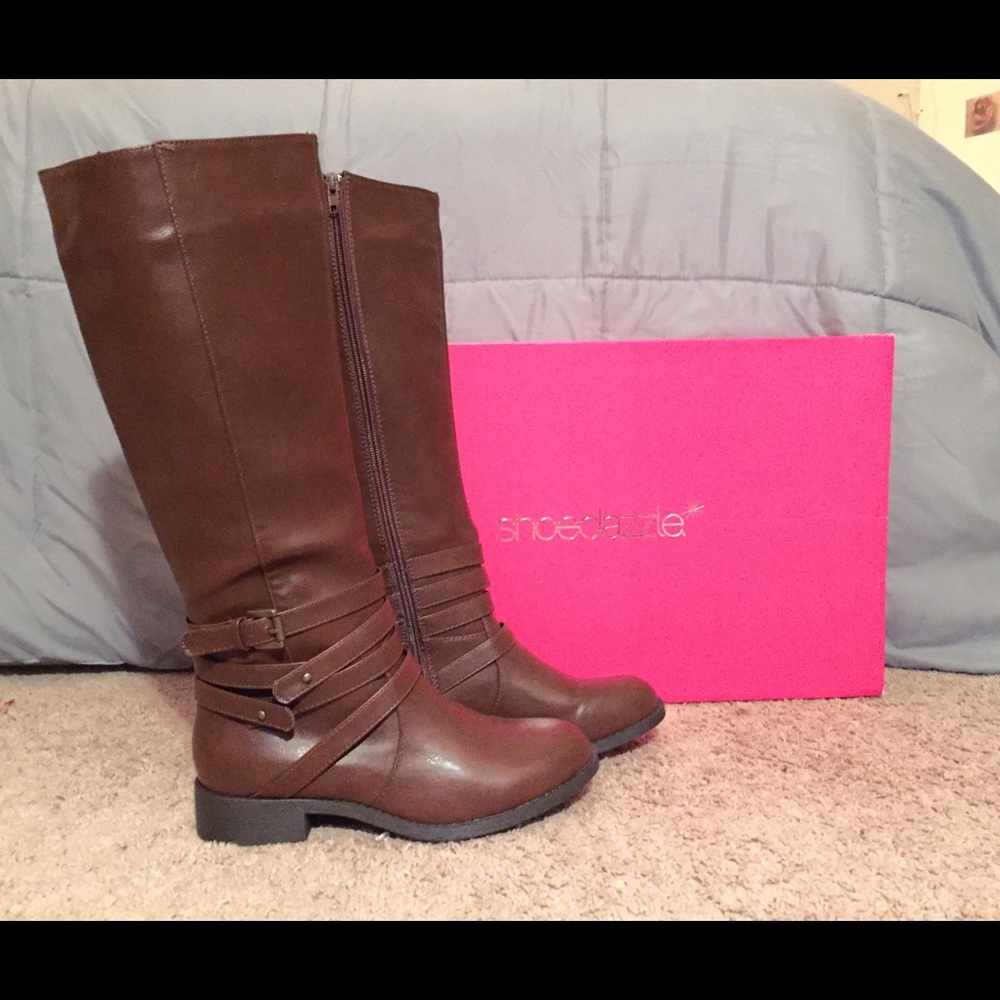 NEW Size 8 Brown Riding Boots