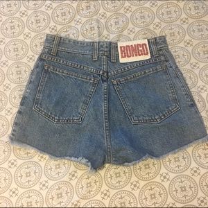 Vintage!! Bongo High Waisted Denim Shorts