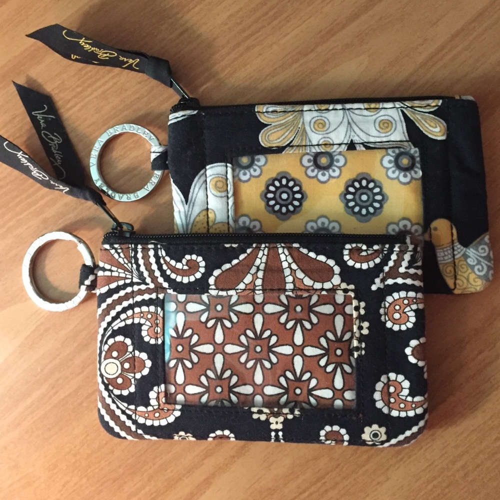 Vera Bradley ID/Card Holder Keychain
