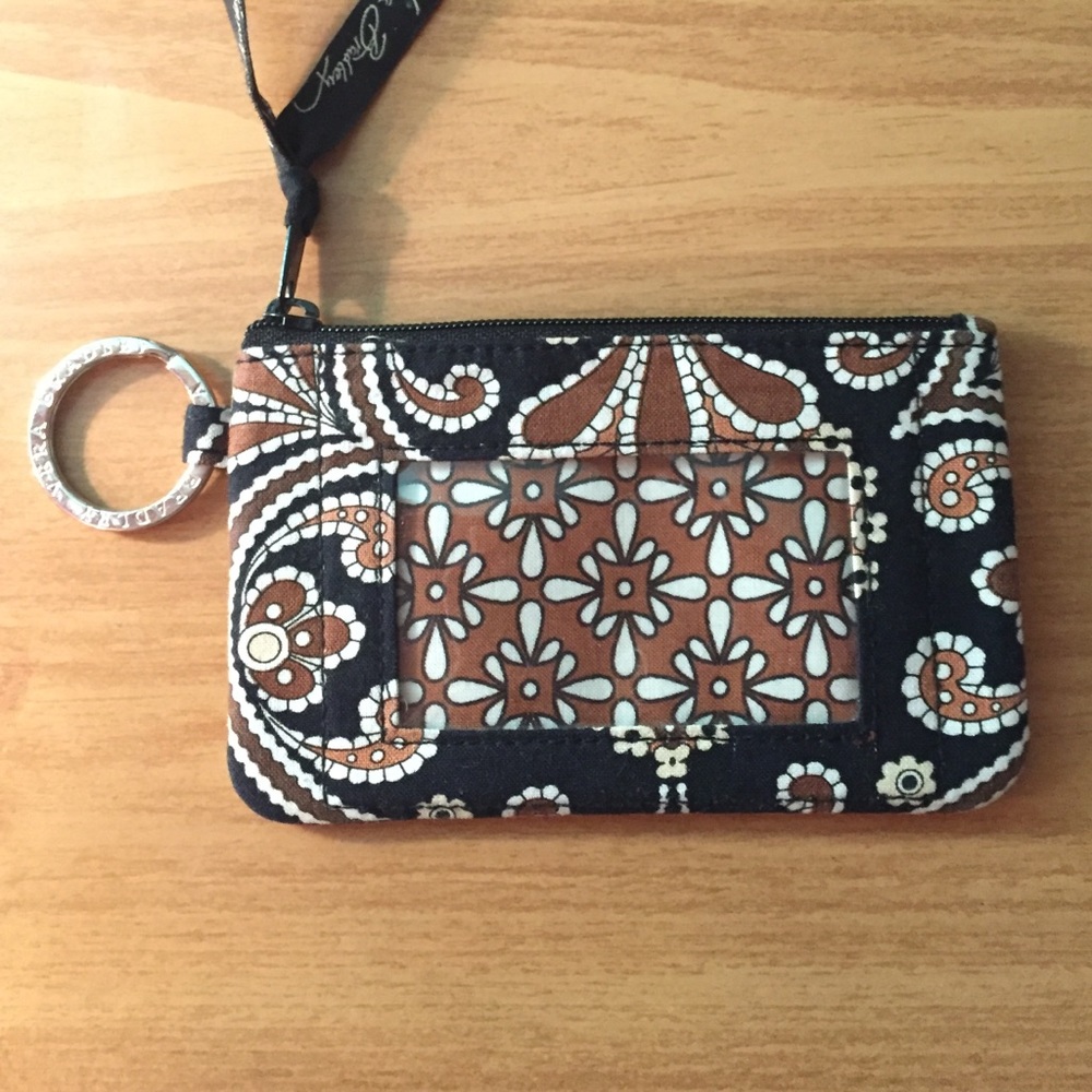 Vera Bradley ID/Card Holder Keychain