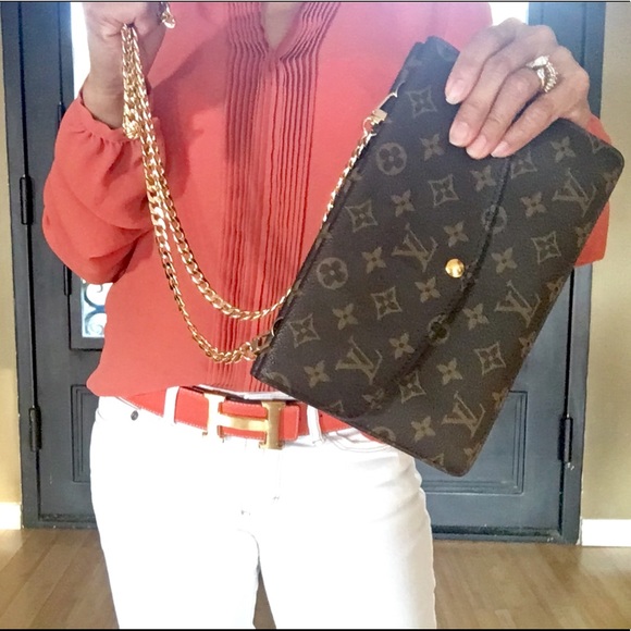 ๐SOLD๐๐ฏLOUIS VUITTON DOUBLE RABAT SHOULDER BAG - Picture 4 of 8